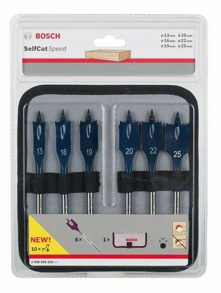 ZESTAW WIERTEŁ 6-SZT SELF CUT SPEED 13,16,19,20,22,25 UN ZESTAW WIERTEŁ 6-SZT SELF CUT SPEED 13,16,19,20,22,25 UN