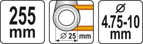 GIĘTARKA DO PRZEWODÓW METALOWYCH 4,75-10MM YATO GIĘTARKA DO PRZEWODÓW METALOWYCH 4,75-10MM YATO