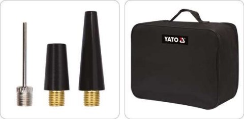 KOMPRESOR SAMOCHODOWY Z LAMPĄ LED 180W YATO KOMPRESOR SAMOCHODOWY Z LAMPĄ LED 180W YATO