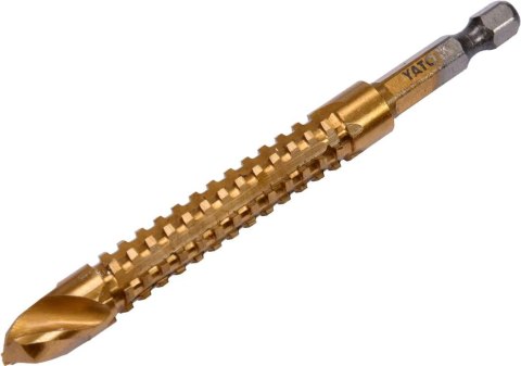 WIERTŁO FREZ DO METALU 10.0MM HSS-TIN HEX YATO WIERTŁO FREZ DO METALU 10.0MM HSS-TIN HEX YATO
