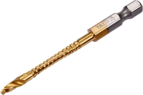 WIERTŁO FREZ DO METALU 4.0MM HSS-TIN HEX YATO WIERTŁO FREZ DO METALU 4.0MM HSS-TIN HEX YATO