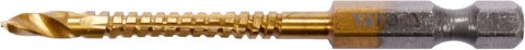 WIERTŁO FREZ DO METALU 4.0MM HSS-TIN HEX YATO WIERTŁO FREZ DO METALU 4.0MM HSS-TIN HEX YATO