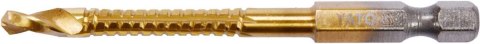 WIERTŁO FREZ DO METALU 5.0MM HSS-TIN HEX YATO WIERTŁO FREZ DO METALU 5.0MM HSS-TIN HEX YATO