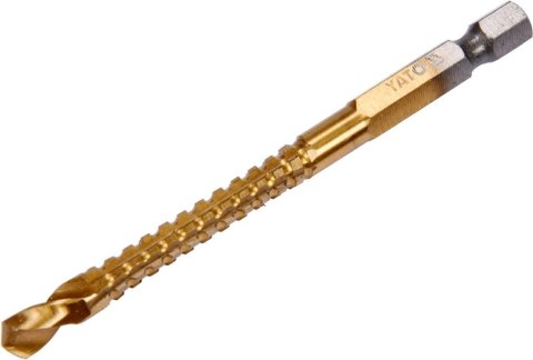WIERTŁO FREZ DO METALU 6.0MM HSS-TIN HEX YATO WIERTŁO FREZ DO METALU 6.0MM HSS-TIN HEX YATO
