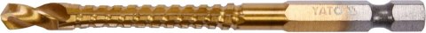 WIERTŁO FREZ DO METALU 6.5MM HSS-TIN HEX YATO WIERTŁO FREZ DO METALU 6.5MM HSS-TIN HEX YATO