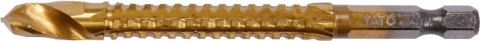 WIERTŁO FREZ DO METALU 8.0MM HSS-TIN HEX YATO WIERTŁO FREZ DO METALU 8.0MM HSS-TIN HEX YATO