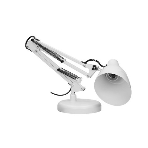 LAMPA BIURKOWA DIAN 60W E27 STAL, BIAŁA VIRONE LAMPA BIURKOWA DIAN 60W E27 STAL, BIAŁA VIRONE