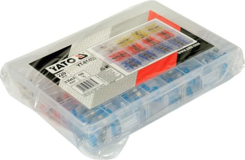 ZESTAW RUREK TERMOKURCZLIWYCH Z CYNĄ 0.25-6MM2., 220SZT YATO ZESTAW RUREK TERMOKURCZLIWYCH Z CYNĄ 0.25-6MM2., 220SZT YATO