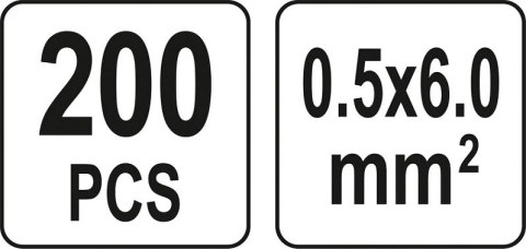 ZESTAW RUREK TERMOKURCZLIWYCH ZACISKOWYCH 0.5-6MM2., 200SZT YATO ZESTAW RUREK TERMOKURCZLIWYCH ZACISKOWYCH 0.5-6MM2., 200SZT YATO