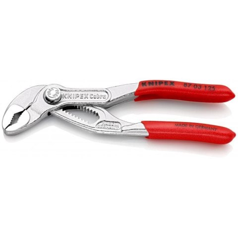 SZCZYPCE NASTAWNE DO RUR COBRA 125MM, CHROM KNIPEX SZCZYPCE NASTAWNE DO RUR COBRA 125MM, CHROM KNIPEX