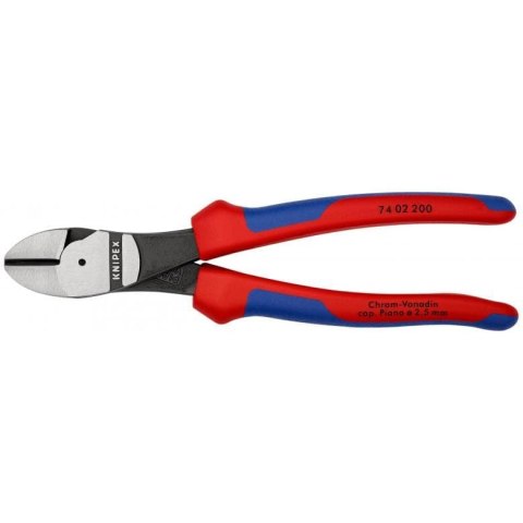 SZCZYPCE TNĄCE BOCZNE O ZWIĘKSZONYM PRZEŁOŻENIU 200MM KNIPEX SZCZYPCE TNĄCE BOCZNE O ZWIĘKSZONYM PRZEŁOŻENIU 200MM KNIPEX