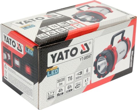 LATARKA/SZPERACZ WIELOFUNKCYJNY 3W1 380LM YATO LATARKA/SZPERACZ WIELOFUNKCYJNY 3W1 380LM YATO