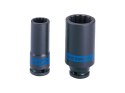 NASADKA DŁUGA UDAROWA 1/2'' 19MM 12-KĄTNA KING TONY