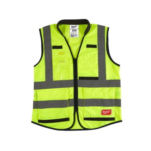 KAMIZELKA ODBLASKOWA PREMIUM ŻÓŁTA L/XL MILWAUKEE KAMIZELKA ODBLASKOWA PREMIUM ŻÓŁTA L/XL MILWAUKEE