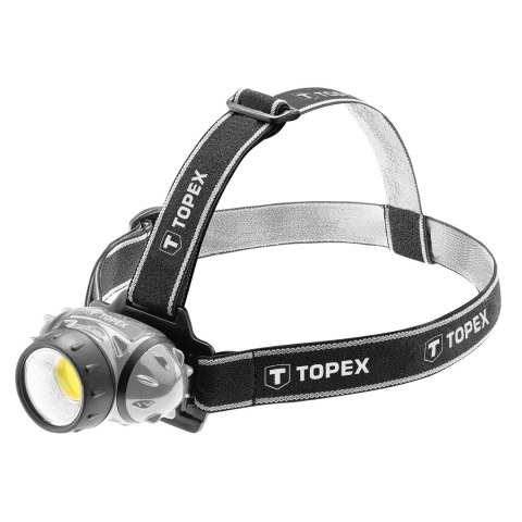 LATARKA CZOŁOWA 3W LED COB 3*AAA TOPEX LATARKA CZOŁOWA 3W LED COB 3*AAA TOPEX