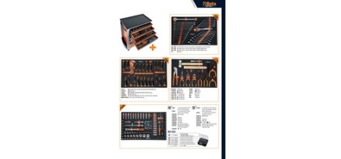 WÓZEK NARZĘDZIOWY Z 7 SZUFLADAMI POMAR. C24S70+ 240 NARZĘDZI BETA WÓZEK NARZĘDZIOWY Z 7 SZUFLADAMI POMAR. C24S70+ 240 NARZĘDZI BETA
