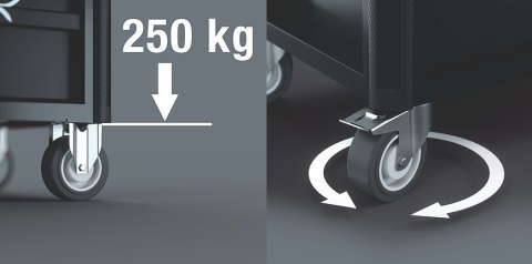 WÓZEK WARSZTATOWY 1 TOOL REBEL 9700 Z WYPOSAŻENIEM, 78CZ. WERA WÓZEK WARSZTATOWY 1 TOOL REBEL 9700 Z WYPOSAŻENIEM, 78CZ. WERA