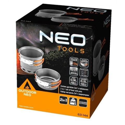 ZESTAW GARNKÓW 2 W 1 Z RADIATOREM NEO ZESTAW GARNKÓW 2 W 1 Z RADIATOREM NEO