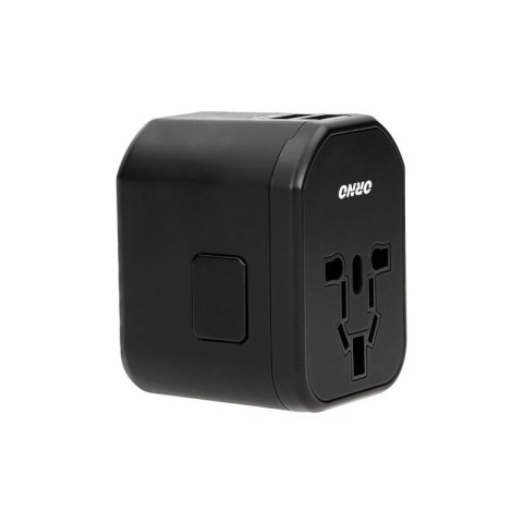 ADAPTER PODRÓŻNY 100-240V 8A 2XUSB 5V 2,4A INTELIGENTNA ORNO ADAPTER PODRÓŻNY 100-240V 8A 2XUSB 5V 2,4A INTELIGENTNA ORNO
