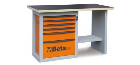STÓŁ WARSZTATOWY SZAFKA+6 SZUFLAD C59C POMARAŃCZOWY BETA STÓŁ WARSZTATOWY SZAFKA+6 SZUFLAD C59C POMARAŃCZOWY BETA