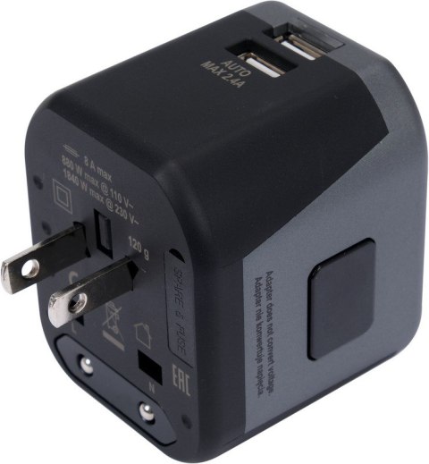 ADAPTER PODRÓŻNY UNIW. 2XUSB 12W YATO ADAPTER PODRÓŻNY UNIW. 2XUSB 12W YATO