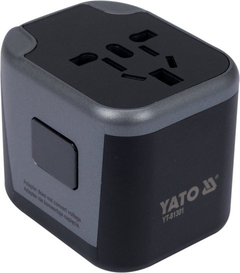 ADAPTER PODRÓŻNY UNIW. 2XUSB 12W YATO ADAPTER PODRÓŻNY UNIW. 2XUSB 12W YATO