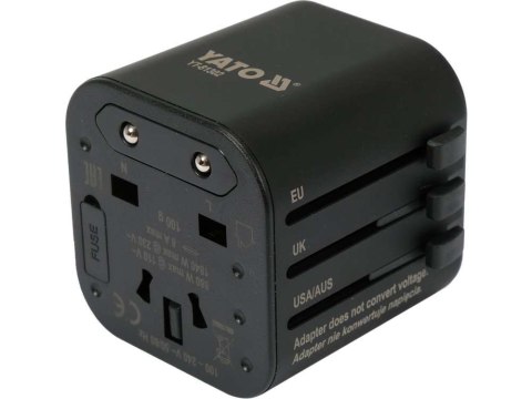 ADAPTER PODRÓŻNY UNIWERSALNY YATO ADAPTER PODRÓŻNY UNIWERSALNY YATO