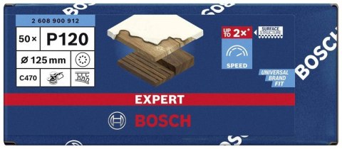 KRĄŻEK ŚCIERNY EXPERT EXC470 125MM P120 8OTW. BOSCH KRĄŻEK ŚCIERNY EXPERT EXC470 125MM P120 8OTW. BOSCH