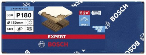 KRĄŻEK ŚCIERNY EXPERT EXC470 150MM P180 6OTW. BOSCH KRĄŻEK ŚCIERNY EXPERT EXC470 150MM P180 6OTW. BOSCH