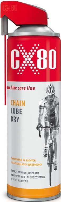 SMAR SUCHY DO ŁAŃCUCHA ROWEROWEGO DUO SPRAY 500ML CX-80 SMAR SUCHY DO ŁAŃCUCHA ROWEROWEGO DUO SPRAY 500ML CX-80