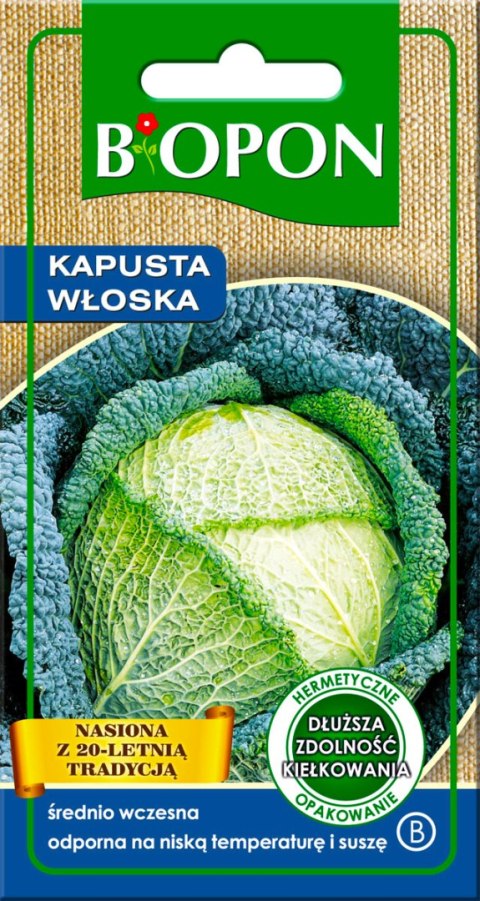 KAPUSTA WŁOSKA 1G BIOPON