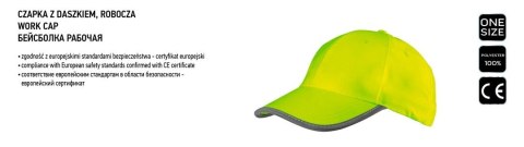 NEO CZAPECZKA Z DASZKIEM, ROBOCZA, ŻÓŁTA NEO NEO CZAPECZKA Z DASZKIEM, ROBOCZA, ŻÓŁTA NEO