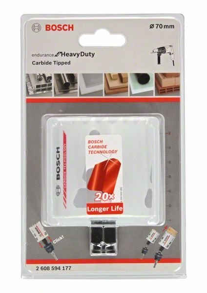 PIŁA OTWORNICA Z WĘGLIKÓW ENDURANCE FOR HEAVY DUTY 70MM BOSCH PIŁA OTWORNICA Z WĘGLIKÓW ENDURANCE FOR HEAVY DUTY 70MM BOSCH