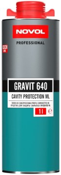 Środek do profili zamkniętych Gravit 640 1L Novol | ochrona antykorozyjna