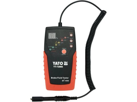 TESTER DO PŁYNU HAMULCOWEGO ELEKTRONICZNY WYŚWIETLACZ YATO TESTER DO PŁYNU HAMULCOWEGO ELEKTRONICZNY WYŚWIETLACZ YATO