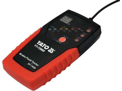 TESTER DO PŁYNU HAMULCOWEGO ELEKTRONICZNY WYŚWIETLACZ YATO TESTER DO PŁYNU HAMULCOWEGO ELEKTRONICZNY WYŚWIETLACZ YATO