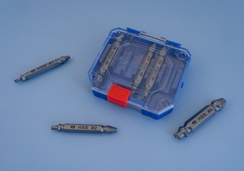 ZESTAW WYKRĘTAKÓW DO USZKODZONYCH ŚRUB 2-12MM, 6SZT. KING TONY ZESTAW WYKRĘTAKÓW DO USZKODZONYCH ŚRUB 2-12MM, 6SZT. KING TONY