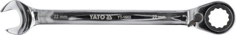 KLUCZ PŁASKO-OCZKOWY Z GRZECHOTKĄ 22MM YATO