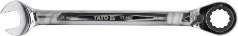 KLUCZ PŁASKO-OCZKOWY Z GRZECHOTKĄ 24MM YATO