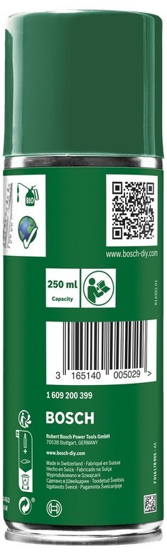 SPRAY KONSERWUJĄCY DO NARZĘDZI OGRODOWYCH 250ML BOSCH