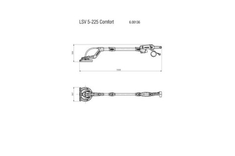 SZLIFIERKA ŻYRAFA DO GIPSU LSV 5-225 COMFORT METABO SZLIFIERKA ŻYRAFA DO GIPSU LSV 5-225 COMFORT METABO