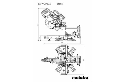 UKOŚNICA KGSV 72 XACT METABO UKOŚNICA KGSV 72 XACT METABO