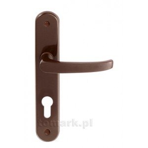 KLAMKA MALOWANA BRĄZOWA 72MM NA WKŁADKĘ KLAMKA MALOWANA BRĄZOWA 72MM NA WKŁADKĘ