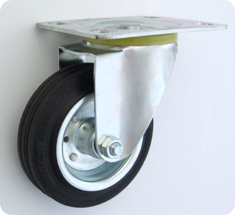 KOŁO METAL-GUMA 100MM OBUDOWA SKRĘTNA 12L KOŁO METAL-GUMA 100MM OBUDOWA SKRĘTNA 12L