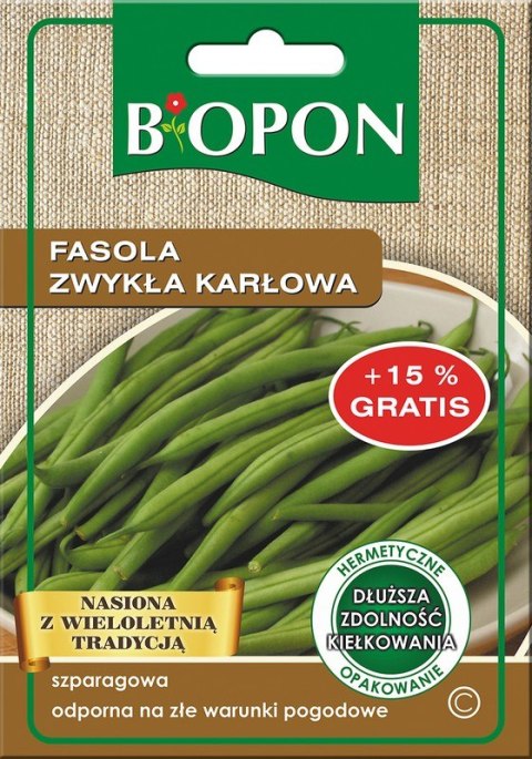 FASOLA ZWYKŁA KARŁOWA. BONA 0.25G BIOPON FASOLA ZWYKŁA KARŁOWA. BONA 0.25G BIOPON