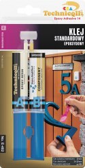 Klej epoksydowy standard 2x12 ml Technicqll | Dwuskładnikowy, wydłużony czas pracy | Do szkła, metalu, ceramiki