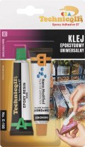 Klej Epoksydowy Uniwersalny 2x20ml TECHNICQLL – Dwuskładnikowy, Trwały, Beżowy