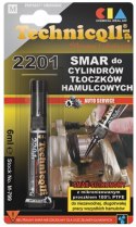 Smar do tłoczków hamulcowych 6ml TECHNICQLL | Silikonowy z PTFE | -40°C do +200°C