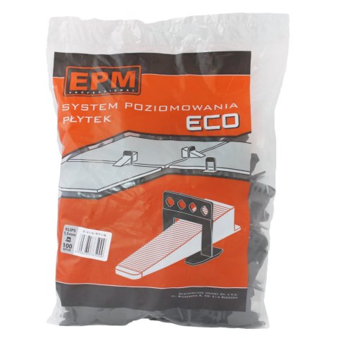 SYSTEM UKŁADANIA PŁYTEK ECO 100 KLIPSÓW 1,5MM EPM SYSTEM UKŁADANIA PŁYTEK ECO 100 KLIPSÓW 1,5MM EPM