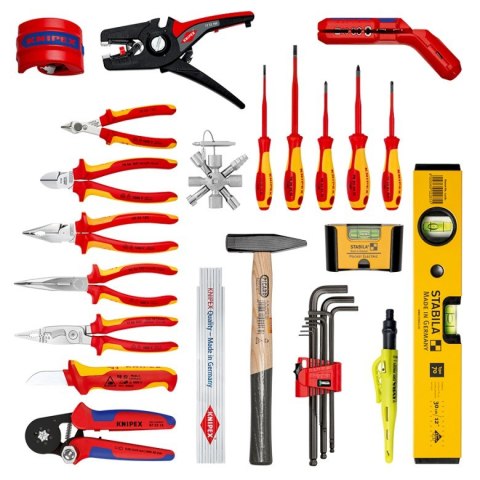 WALIZKA NARZĘDZIOWA 'ROBUST26' DLA ELEKTRYKÓW, 23CZ. KNIPEX WALIZKA NARZĘDZIOWA 'ROBUST26' DLA ELEKTRYKÓW, 23CZ. KNIPEX